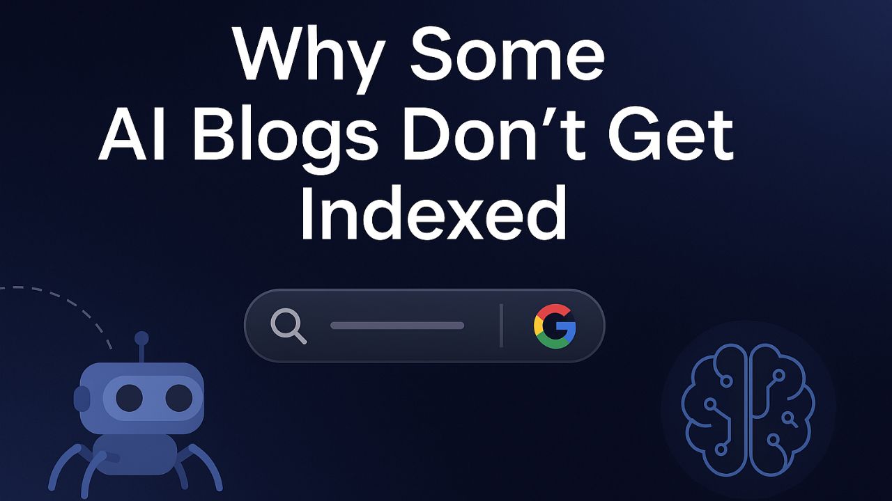 Why Some AI Blogs Don’t Get Indexed: A Content Creator’s Guide