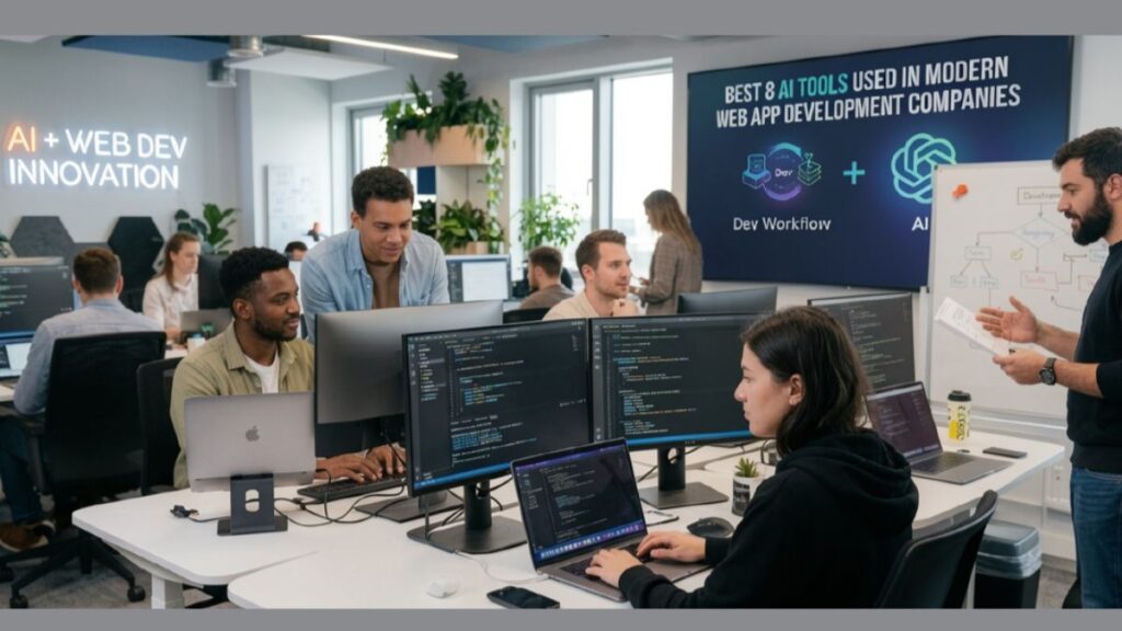 Best 8 AI Tools Used in Modern Web App Development Companies