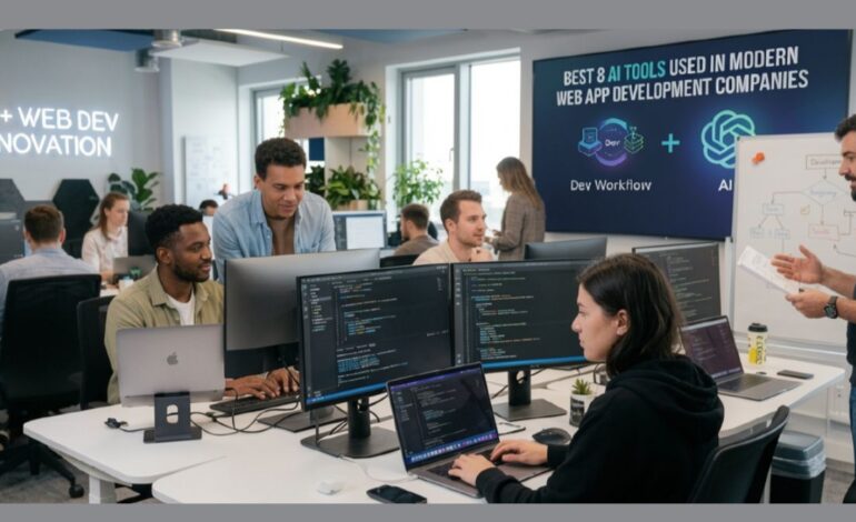 Best AI Tools Used in Modern Web App Development Companies